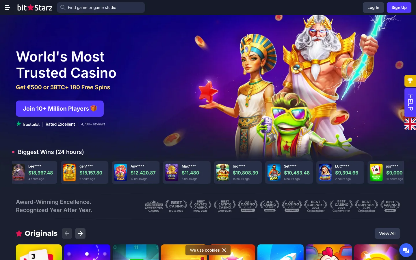 BitStarz — hero