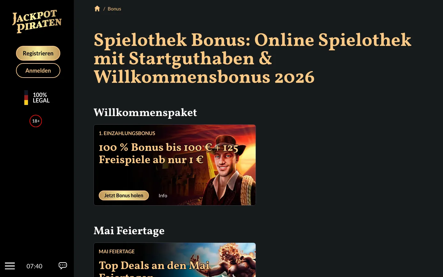 JackpotPiraten — bonus-page