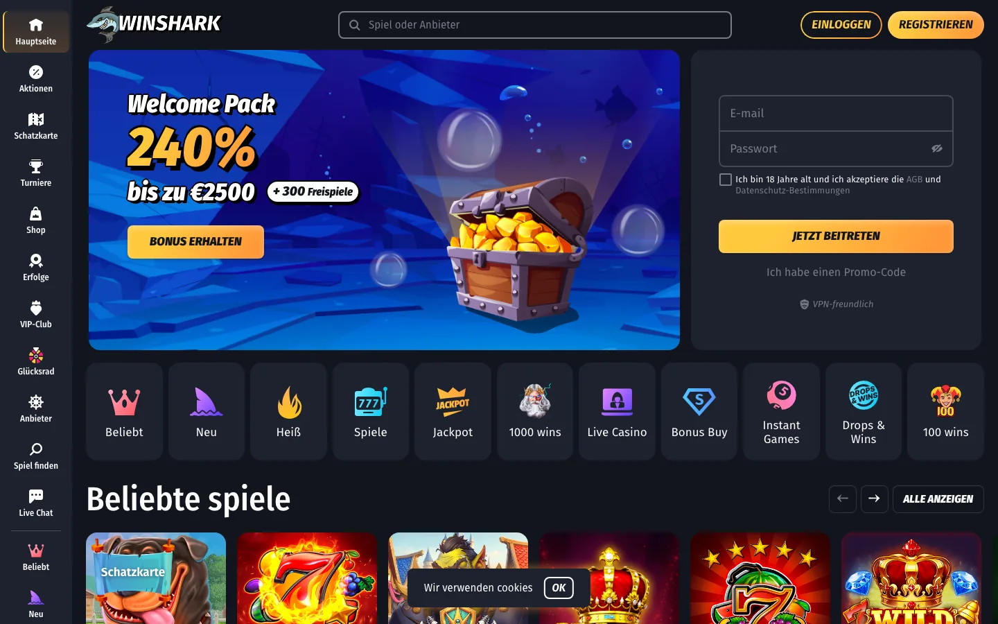 Winshark — hero
